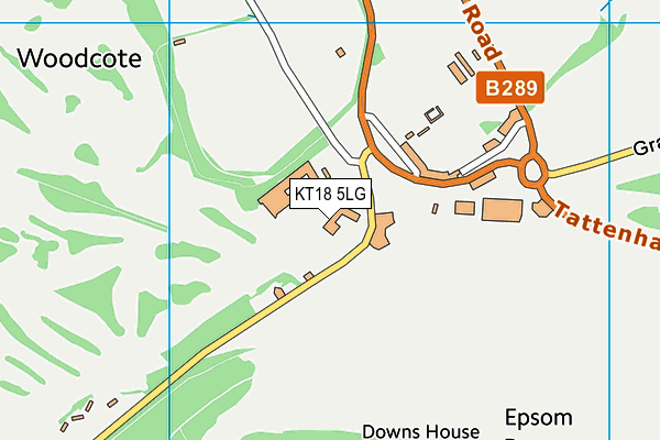 KT18 5LG map - OS VectorMap District (Ordnance Survey) KT18 5LG map - OS VectorMap District (Ordnance Survey)