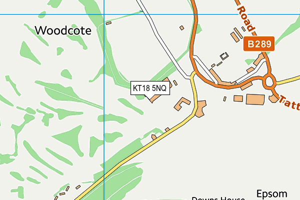 KT18 5NQ map - OS VectorMap District (Ordnance Survey) KT18 5NQ map - OS VectorMap District (Ordnance Survey)