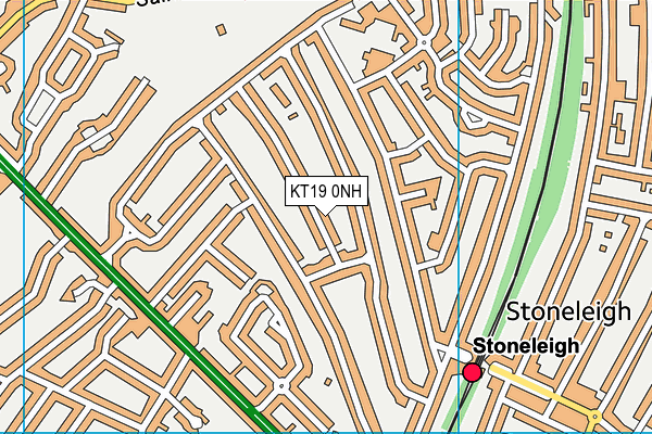 KT19 0NH map - OS VectorMap District (Ordnance Survey) KT19 0NH map - OS VectorMap District (Ordnance Survey)