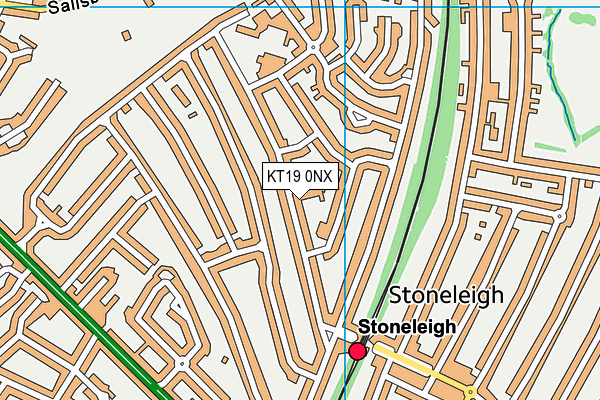 KT19 0NX map - OS VectorMap District (Ordnance Survey) KT19 0NX map - OS VectorMap District (Ordnance Survey)
