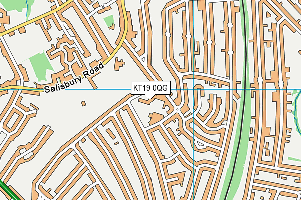 KT19 0QG map - OS VectorMap District (Ordnance Survey) KT19 0QG map - OS VectorMap District (Ordnance Survey)