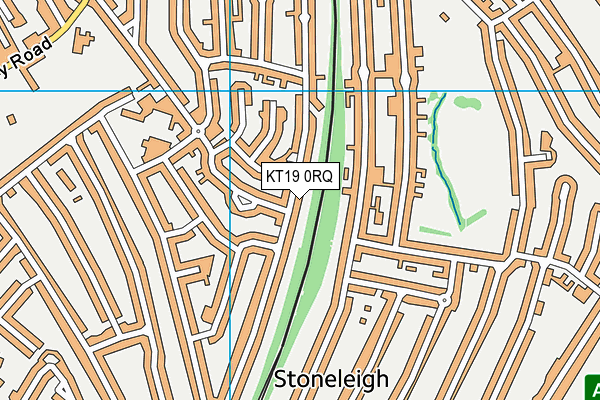 KT19 0RQ map - OS VectorMap District (Ordnance Survey) KT19 0RQ map - OS VectorMap District (Ordnance Survey)