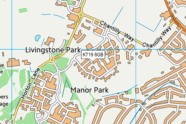 KT19 8GB map - OS VectorMap District (Ordnance Survey) KT19 8GB map - OS VectorMap District (Ordnance Survey)