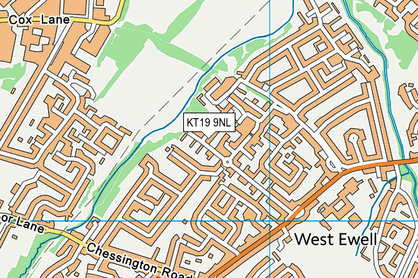 KT19 9NL map - OS VectorMap District (Ordnance Survey) KT19 9NL map - OS VectorMap District (Ordnance Survey)