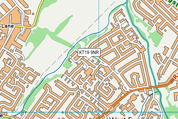 KT19 9NR map - OS VectorMap District (Ordnance Survey) KT19 9NR map - OS VectorMap District (Ordnance Survey)