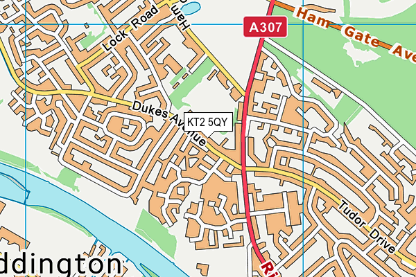 KT2 5QY map - OS VectorMap District (Ordnance Survey) KT2 5QY map - OS VectorMap District (Ordnance Survey)