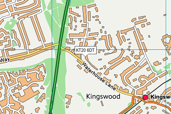 KT20 6DT map - OS VectorMap District (Ordnance Survey) KT20 6DT map - OS VectorMap District (Ordnance Survey)