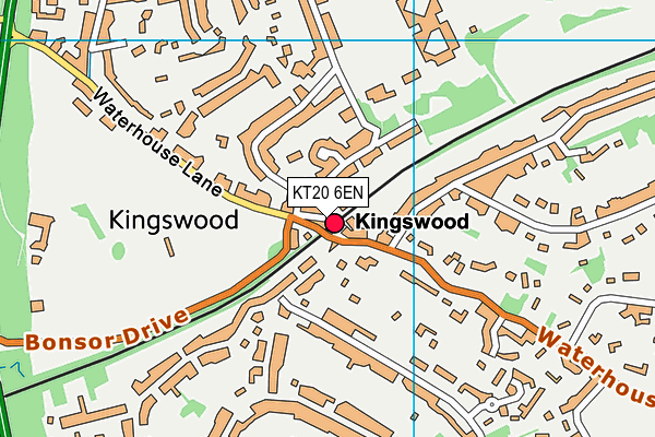 KT20 6EN map - OS VectorMap District (Ordnance Survey) KT20 6EN map - OS VectorMap District (Ordnance Survey)