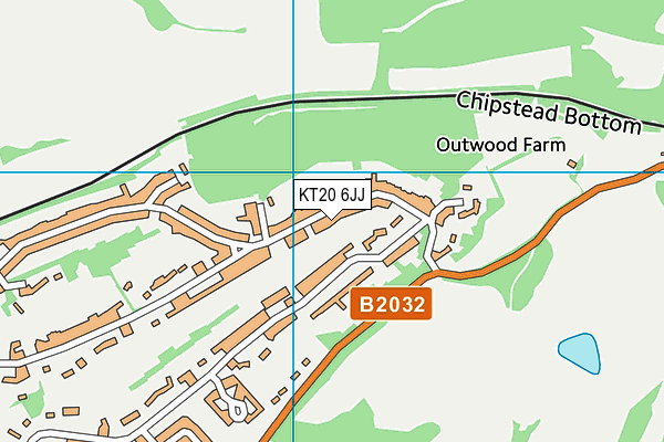 KT20 6JJ map - OS VectorMap District (Ordnance Survey) KT20 6JJ map - OS VectorMap District (Ordnance Survey)