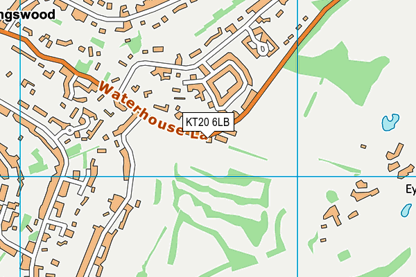 KT20 6LB map - OS VectorMap District (Ordnance Survey) KT20 6LB map - OS VectorMap District (Ordnance Survey)