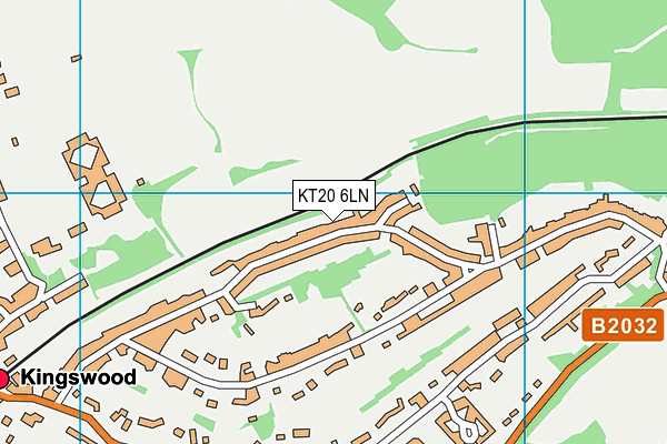 KT20 6LN map - OS VectorMap District (Ordnance Survey) KT20 6LN map - OS VectorMap District (Ordnance Survey)
