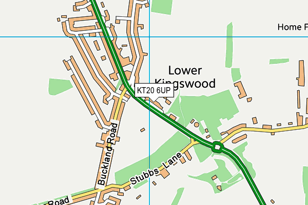 KT20 6UP map - OS VectorMap District (Ordnance Survey) KT20 6UP map - OS VectorMap District (Ordnance Survey)