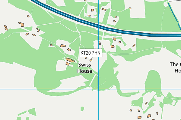 KT20 7HN map - OS VectorMap District (Ordnance Survey) KT20 7HN map - OS VectorMap District (Ordnance Survey)