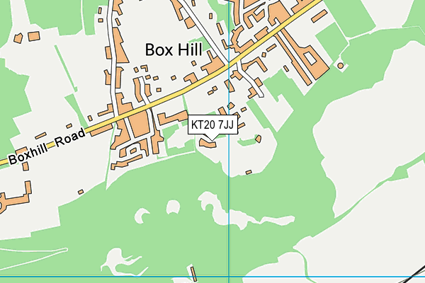 KT20 7JJ map - OS VectorMap District (Ordnance Survey) KT20 7JJ map - OS VectorMap District (Ordnance Survey)