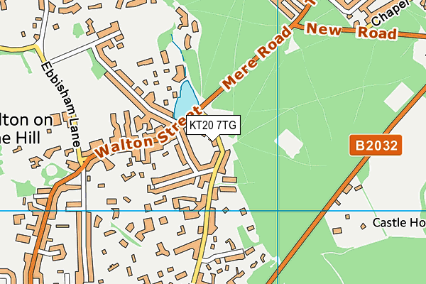 KT20 7TG map - OS VectorMap District (Ordnance Survey) KT20 7TG map - OS VectorMap District (Ordnance Survey)