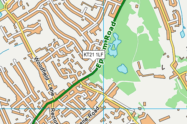 KT21 1LF map - OS VectorMap District (Ordnance Survey) KT21 1LF map - OS VectorMap District (Ordnance Survey)