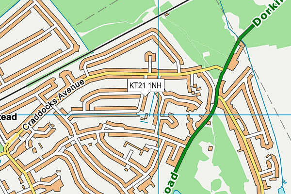 KT21 1NH map - OS VectorMap District (Ordnance Survey) KT21 1NH map - OS VectorMap District (Ordnance Survey)