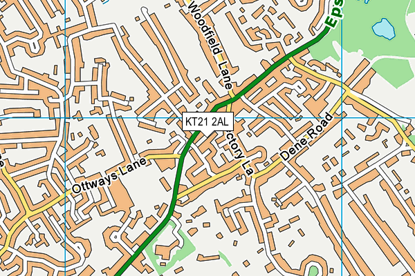 KT21 2AL map - OS VectorMap District (Ordnance Survey) KT21 2AL map - OS VectorMap District (Ordnance Survey)