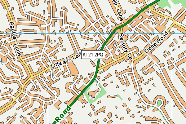 KT21 2PQ map - OS VectorMap District (Ordnance Survey) KT21 2PQ map - OS VectorMap District (Ordnance Survey)