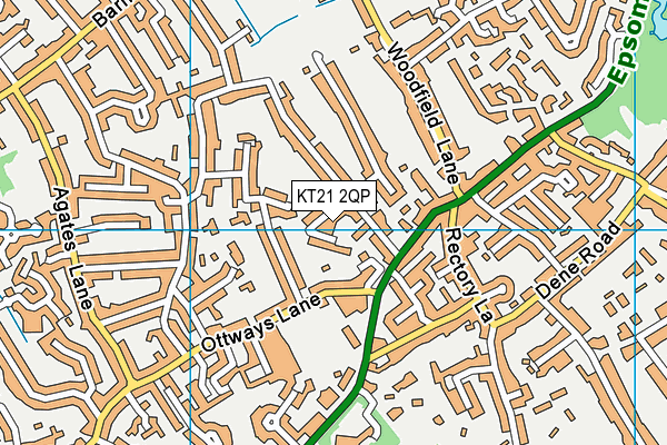KT21 2QP map - OS VectorMap District (Ordnance Survey) KT21 2QP map - OS VectorMap District (Ordnance Survey)
