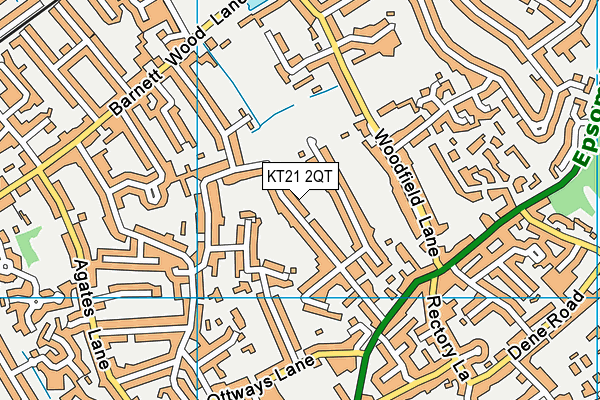 KT21 2QT map - OS VectorMap District (Ordnance Survey) KT21 2QT map - OS VectorMap District (Ordnance Survey)