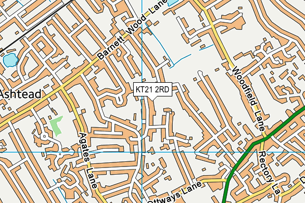 KT21 2RD map - OS VectorMap District (Ordnance Survey) KT21 2RD map - OS VectorMap District (Ordnance Survey)
