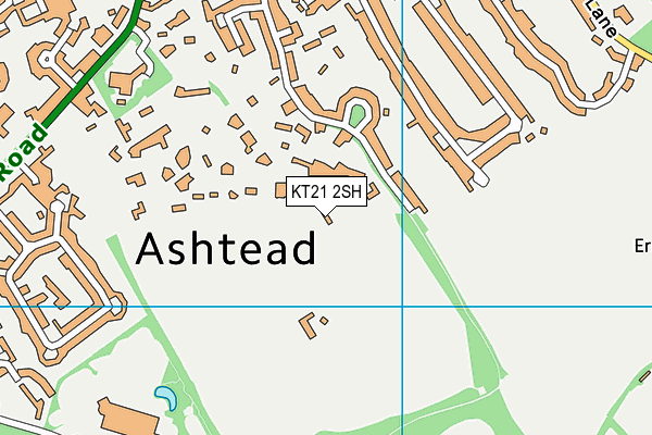 KT21 2SH map - OS VectorMap District (Ordnance Survey) KT21 2SH map - OS VectorMap District (Ordnance Survey)
