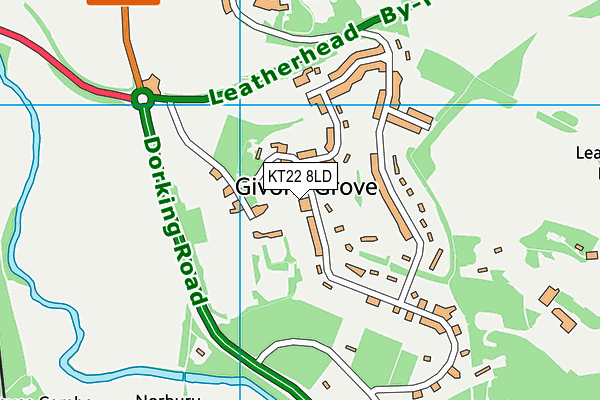 KT22 8LD map - OS VectorMap District (Ordnance Survey) KT22 8LD map - OS VectorMap District (Ordnance Survey)