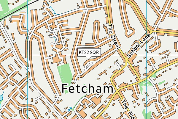 KT22 9QR map - OS VectorMap District (Ordnance Survey) KT22 9QR map - OS VectorMap District (Ordnance Survey)