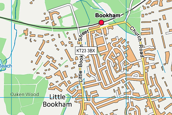 KT23 3BX map - OS VectorMap District (Ordnance Survey) KT23 3BX map - OS VectorMap District (Ordnance Survey)