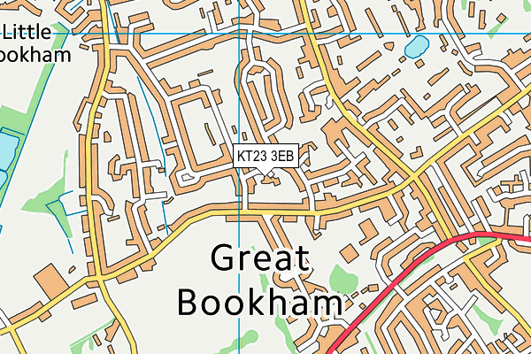KT23 3EB map - OS VectorMap District (Ordnance Survey) KT23 3EB map - OS VectorMap District (Ordnance Survey)