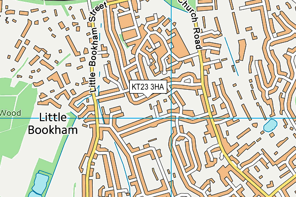 KT23 3HA map - OS VectorMap District (Ordnance Survey) KT23 3HA map - OS VectorMap District (Ordnance Survey)