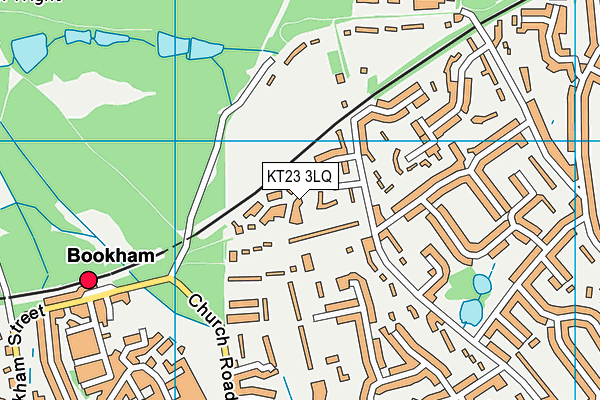KT23 3LQ map - OS VectorMap District (Ordnance Survey) KT23 3LQ map - OS VectorMap District (Ordnance Survey)
