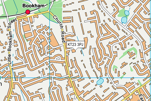 KT23 3PJ map - OS VectorMap District (Ordnance Survey) KT23 3PJ map - OS VectorMap District (Ordnance Survey)