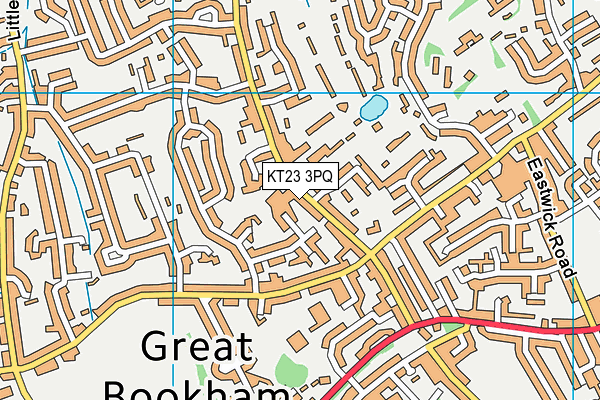 KT23 3PQ map - OS VectorMap District (Ordnance Survey) KT23 3PQ map - OS VectorMap District (Ordnance Survey)
