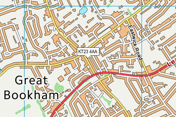 KT23 4AA map - OS VectorMap District (Ordnance Survey) KT23 4AA map - OS VectorMap District (Ordnance Survey)