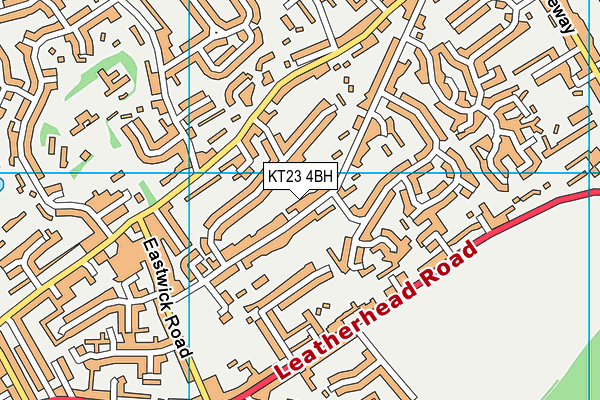 KT23 4BH map - OS VectorMap District (Ordnance Survey) KT23 4BH map - OS VectorMap District (Ordnance Survey)
