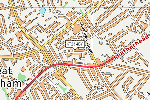 KT23 4BY map - OS VectorMap District (Ordnance Survey) KT23 4BY map - OS VectorMap District (Ordnance Survey)