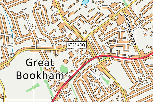 KT23 4DQ map - OS VectorMap District (Ordnance Survey) KT23 4DQ map - OS VectorMap District (Ordnance Survey)
