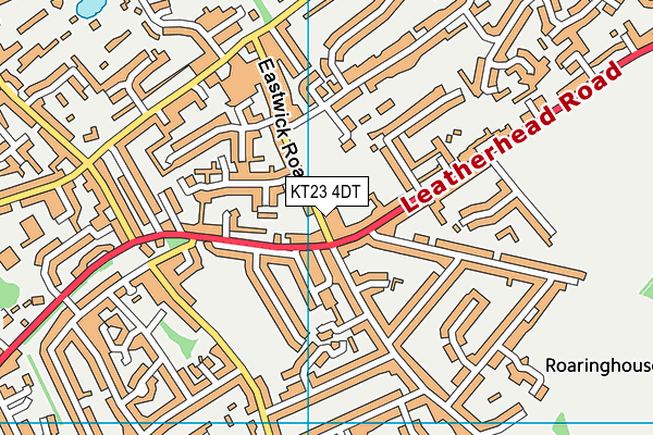 KT23 4DT map - OS VectorMap District (Ordnance Survey) KT23 4DT map - OS VectorMap District (Ordnance Survey)