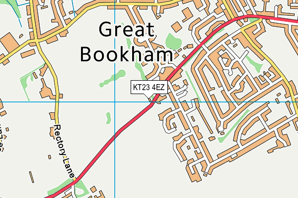 KT23 4EZ map - OS VectorMap District (Ordnance Survey) KT23 4EZ map - OS VectorMap District (Ordnance Survey)