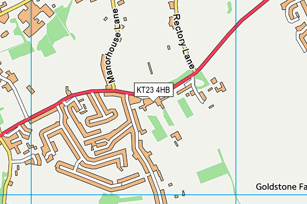 KT23 4HB map - OS VectorMap District (Ordnance Survey) KT23 4HB map - OS VectorMap District (Ordnance Survey)