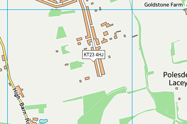 KT23 4HJ map - OS VectorMap District (Ordnance Survey) KT23 4HJ map - OS VectorMap District (Ordnance Survey)