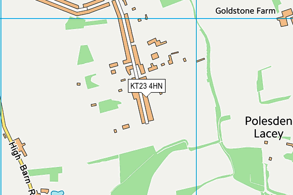 KT23 4HN map - OS VectorMap District (Ordnance Survey) KT23 4HN map - OS VectorMap District (Ordnance Survey)