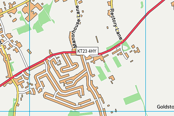 KT23 4HY map - OS VectorMap District (Ordnance Survey) KT23 4HY map - OS VectorMap District (Ordnance Survey)