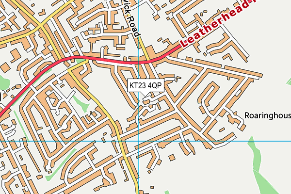 KT23 4QP map - OS VectorMap District (Ordnance Survey) KT23 4QP map - OS VectorMap District (Ordnance Survey)