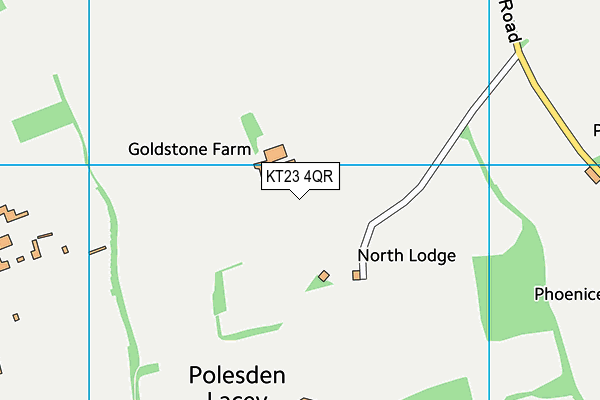 KT23 4QR map - OS VectorMap District (Ordnance Survey) KT23 4QR map - OS VectorMap District (Ordnance Survey)