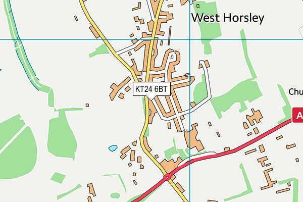 KT24 6BT map - OS VectorMap District (Ordnance Survey) KT24 6BT map - OS VectorMap District (Ordnance Survey)
