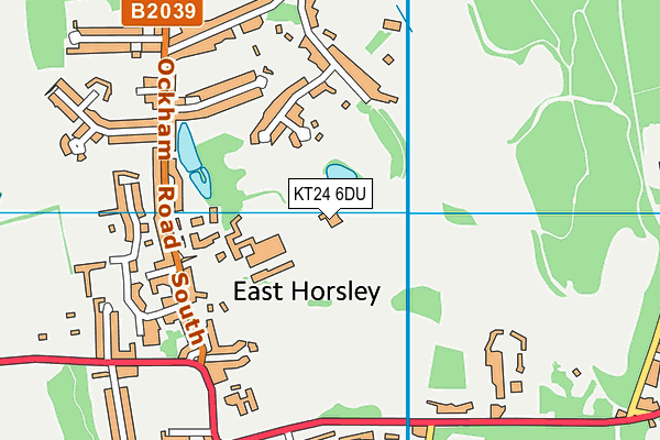 KT24 6DU map - OS VectorMap District (Ordnance Survey) KT24 6DU map - OS VectorMap District (Ordnance Survey)