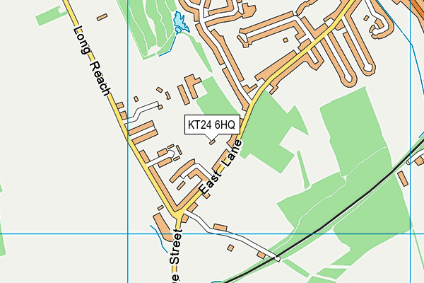 KT24 6HQ map - OS VectorMap District (Ordnance Survey) KT24 6HQ map - OS VectorMap District (Ordnance Survey)
